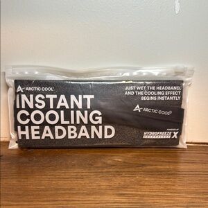 Black Instant Cooling Headband